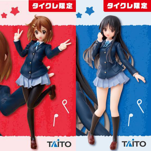 フィギュア 新品未開封!けいおん 平沢唯・秋山澪 Coreful フィギュア