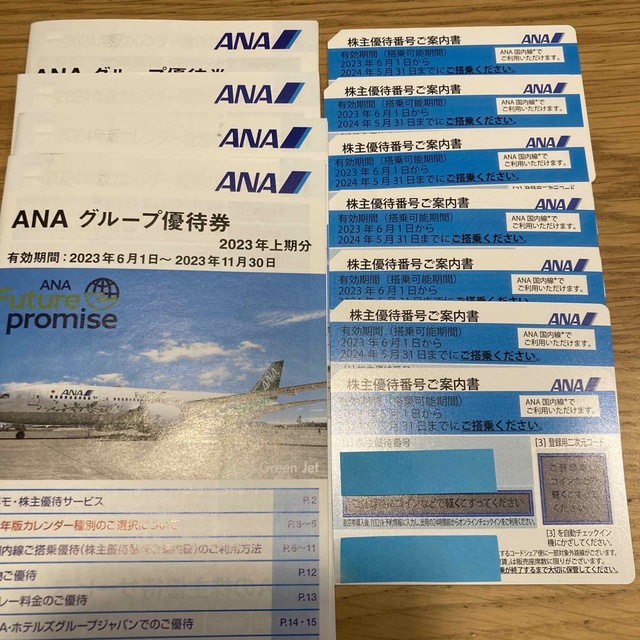 ANA(全日本空輸)(エーエヌエー(ゼンニッポンクウユ))のANA 株主優待券　グループ優待券 チケットの優待券/割引券(その他)の商品写真