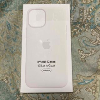 アイフォーン(iPhone)のAPPLE MagSafe対応 iPhone12 mini シリコーンケース/ホ(モバイルケース/カバー)