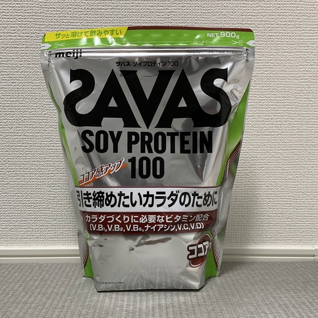 SAVAS - 【新品】SAVAS ソイプロテイン ココア 900gの通販 by すすき's 