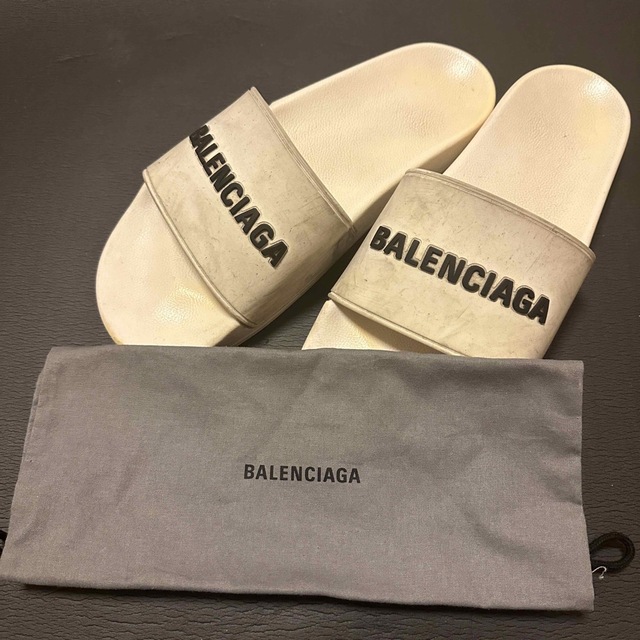 Balenciaga - バレンシアガ スライドサンダル メンズ ホワイト 27.5cm