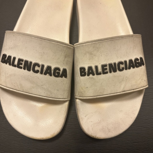 Balenciaga - バレンシアガ スライドサンダル メンズ ホワイト 27.5cm