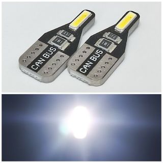 【2個】純正同等サイズ　T10 LED バルブ 白　12v　6000K(その他)