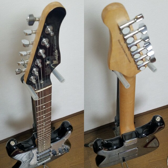 弦交換込み メイビス ストラトタイプ エレキギター マッチングヘッド 楽器のギター(エレキギター)の商品写真