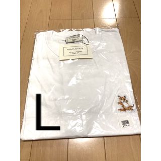 メゾンキツネ(MAISON KITSUNE')の② L メゾンキツネ　チラックスフォックス　Tシャツ(Tシャツ(半袖/袖なし))