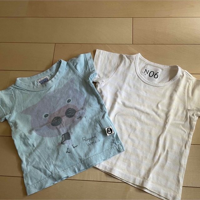 RUGGEDWORKS(ラゲッドワークス)の半袖Tシャツ2枚　80cm 95cm キッズ/ベビー/マタニティのベビー服(~85cm)(Ｔシャツ)の商品写真