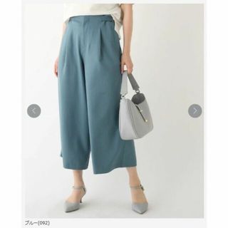 インデックス(INDEX)の(新品)index インデックス ドビークロップドワイドパンツ web限定 LL(クロップドパンツ)