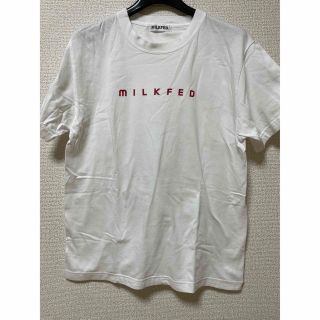 ミルクフェド(MILKFED.)のmilkfed Tシャツ　白T アウトレット(Tシャツ(半袖/袖なし))