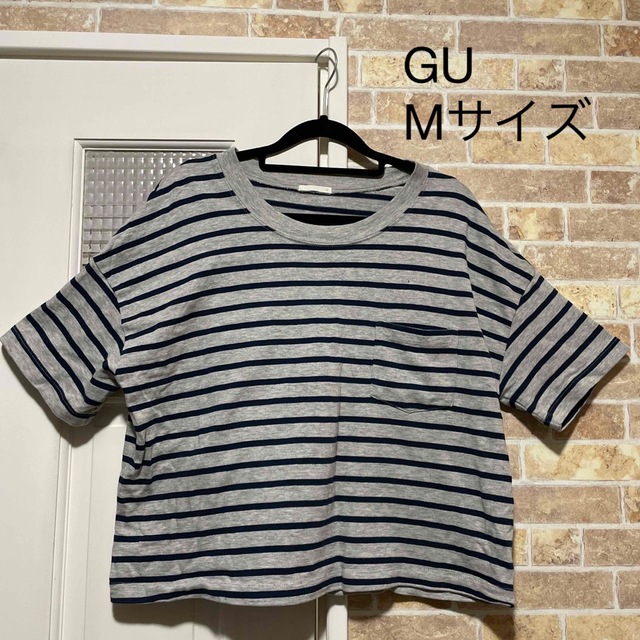 GU(ジーユー)のGU ボーダーTシャツ メンズのトップス(Tシャツ/カットソー(半袖/袖なし))の商品写真