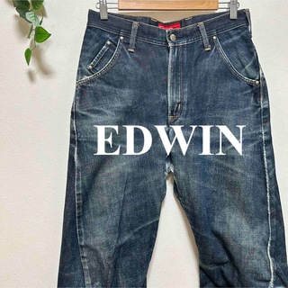 エドウィン(EDWIN)のEDWIN ダメージデニム 31×33☆メンズデニム エドウィン(デニム/ジーンズ)