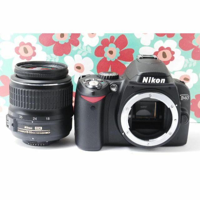 Nikon - ❤️小さい軽い簡単綺麗❤Nikon D40❤届いてすぐ使える ...