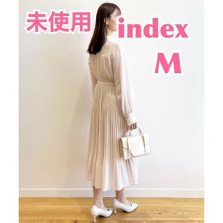 インデックス(INDEX)の【未使用】index インデックス　キカパターンプリーツロングワンピース(ロングワンピース/マキシワンピース)