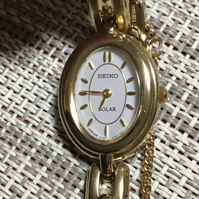 SEIKO made in JAPAN 防水  ソーラー  レディース 腕時計