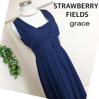 ストロベリーフィールズ(STRAWBERRY-FIELDS)のストロベリーフィールズグレースインナー付ドレスワンピース(ひざ丈ワンピース)