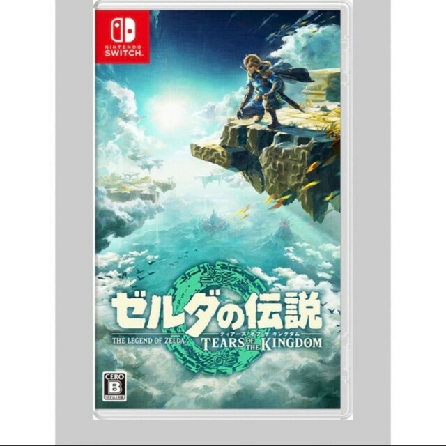 新品未使用未開封シュリンク付き ゼルダ新作ティアーズ オブ ザ キングダム エンタメ/ホビーのゲームソフト/ゲーム機本体(家庭用ゲームソフト)の商品写真