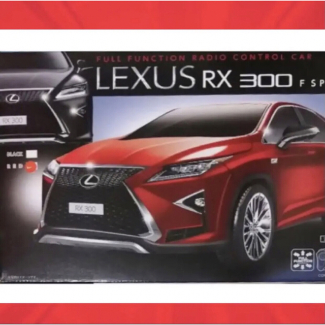 プレゼント　ラジコンカー　レクサス　LEXUS RED 赤　高級車ブランド エンタメ/ホビーのおもちゃ/ぬいぐるみ(トイラジコン)の商品写真