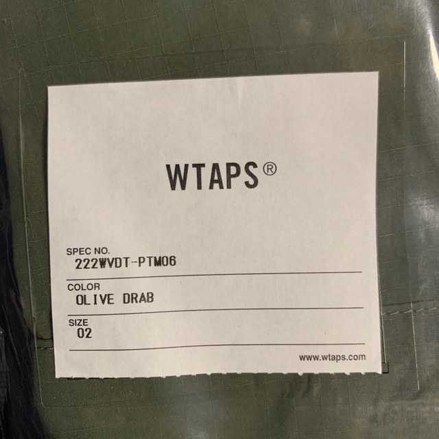 通販大特価 【日曜まで】WTAPS 22AW BGT TROUSERS Mサイズ