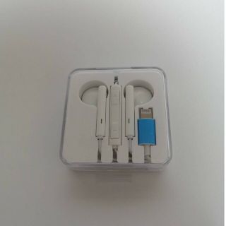 iphone lightning 有線イヤホン 純正同等 ライトニング(ヘッドフォン/イヤフォン)