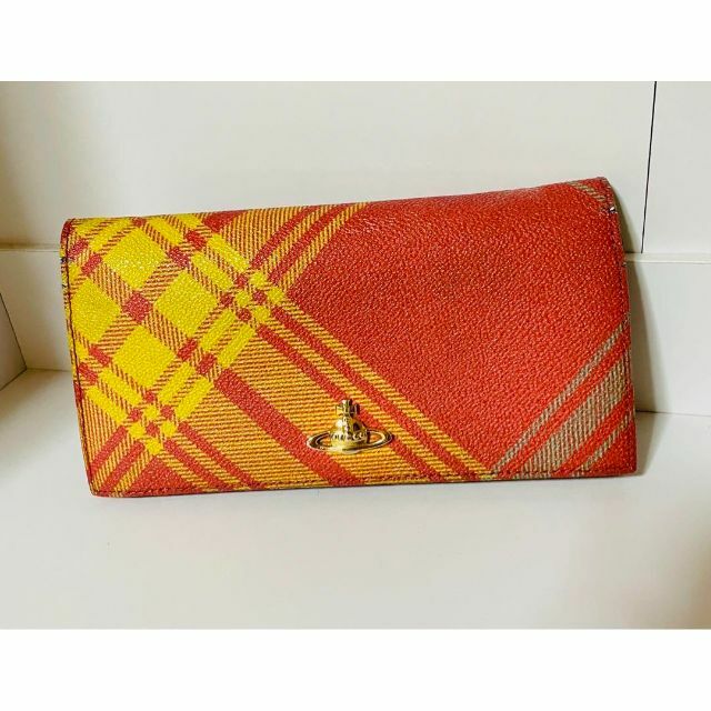 美品 ヴィヴィアンウエストウッド 長財布 チェック柄 - 長財布