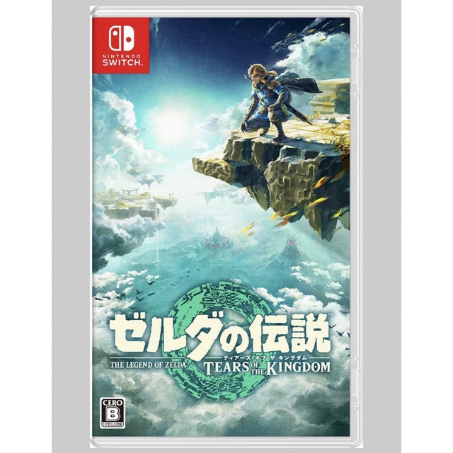 Nintendo Switch(ニンテンドースイッチ)のゼルダの伝説　ティアーズ　オブ　ザ　キングダム エンタメ/ホビーのゲームソフト/ゲーム機本体(携帯用ゲーム機本体)の商品写真