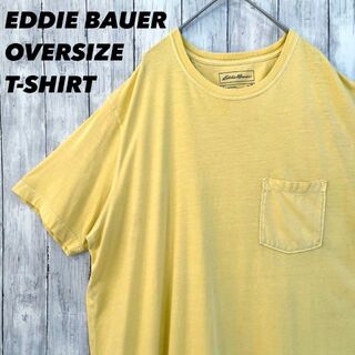 エディーバウアー(Eddie Bauer)のEDDIE BAUERエディーバウアー　ゆるだぼオーバーサイズポケット付Tシャツ(Tシャツ/カットソー(半袖/袖なし))