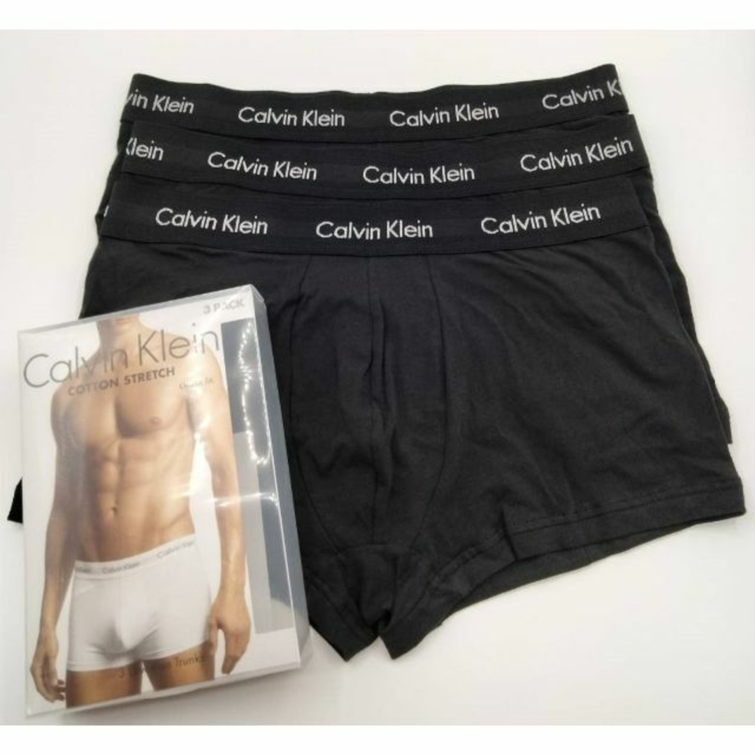 Calvin Klein(カルバンクライン)  ローライズボクサー 黒3枚 M