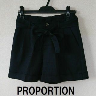 プロポーションボディドレッシング(PROPORTION BODY DRESSING)の★格安 PROPORTION(プロポーション)紺ショートパンツ★(ショートパンツ)