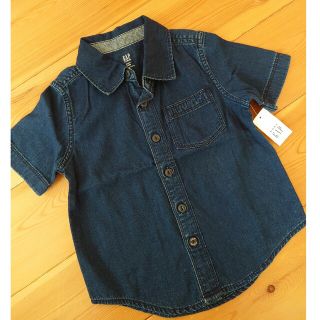 ベビーギャップ(babyGAP)のGAP ギャップ 半袖 デニムシャツ 羽織り 上着(Tシャツ/カットソー)