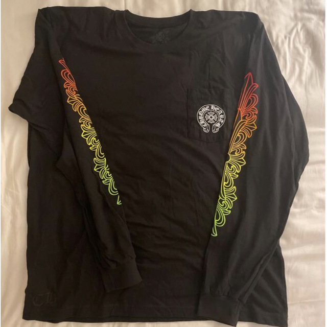 XXLサイズ Chrome Hearts ホースシュー オレンジ L/S Tee XXLサイズ Chrome Hearts ホースシュー オレンジ L/S Tee