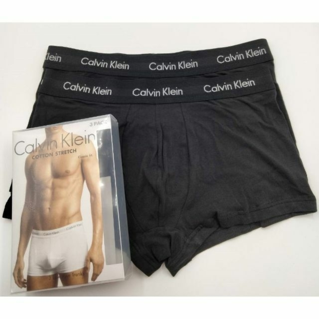 Calvin Klein(カルバンクライン)  ローライズボクサー 黒2枚 M