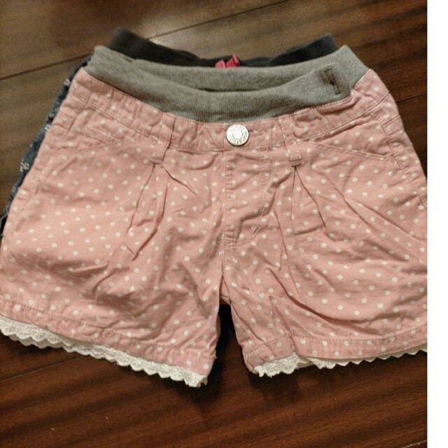 MPS(エムピーエス)の女児ショートパンツ ２枚 キッズ/ベビー/マタニティのキッズ服女の子用(90cm~)(パンツ/スパッツ)の商品写真