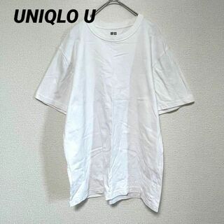 ユニクロ(UNIQLO)の3065 ユニクロユー UNIQLO U 白Tシャツ 半袖 シンプル 無地(Tシャツ/カットソー(半袖/袖なし))