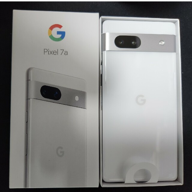 26180円 Google Pixel 7a Snow ホワイト SIMフリー 未使用 26180円 Google Pixel 7a Snow ホワイト SIMフリー 未使用