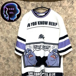 アートヴィンテージ(ART VINTAGE)のMAX SOUL デザイン半袖Tシャツ キャラクター イラスト メッシュ 古着(Tシャツ/カットソー(半袖/袖なし))