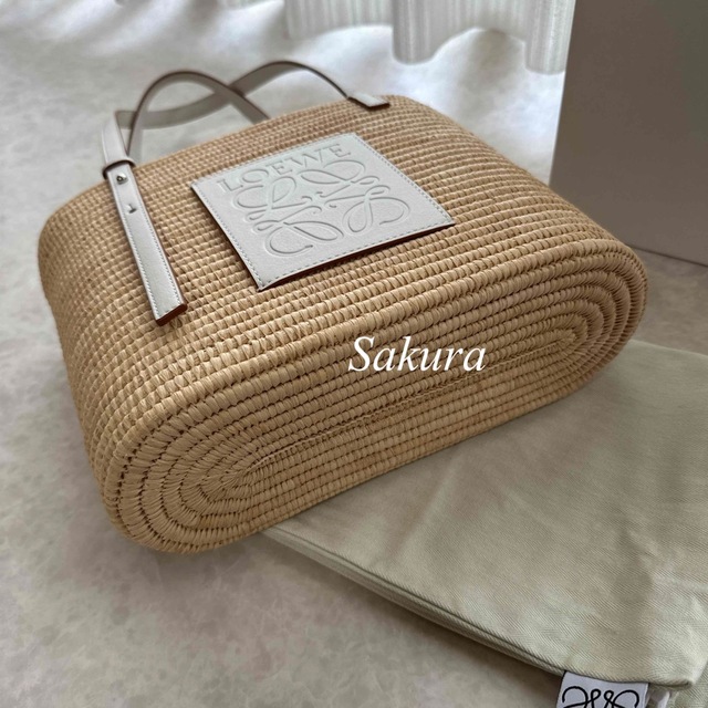 LOEWE - ロエベ スクエア バスケットバッグ スモール LOEWEの LOEWE - ロエベ スクエア バスケットバッグ スモール LOEWEの