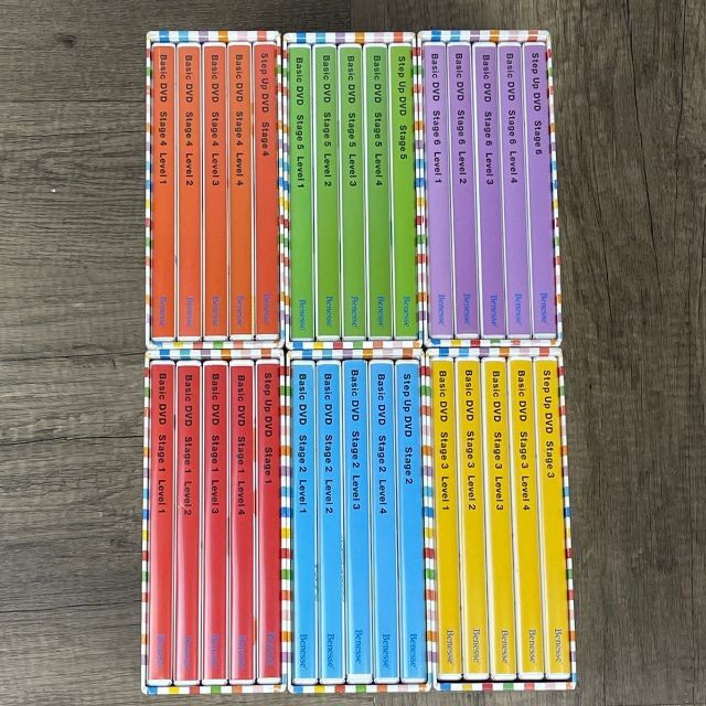Benesse ワールドワイドキッズ DVD Stage1〜6 フルセット-
