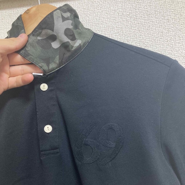 ROCK・DUDE ロック・デュード ゴルフ　メンズ　半袖ポロシャツ　サイズ02 スポーツ/アウトドアのゴルフ(ウエア)の商品写真
