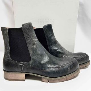 マルタンマルジェラ(Maison Martin Margiela)の40 新品 メゾンマルジェラ デストロイド サイドゴア ブーツ ダメージ 加工(ブーツ)