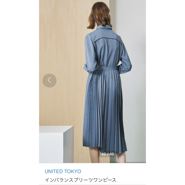 UNITED TOKYO - 未使用近い シャツワンピース United Tokyo size UNITED TOKYO - 未使用近い シャツワンピース United Tokyo size