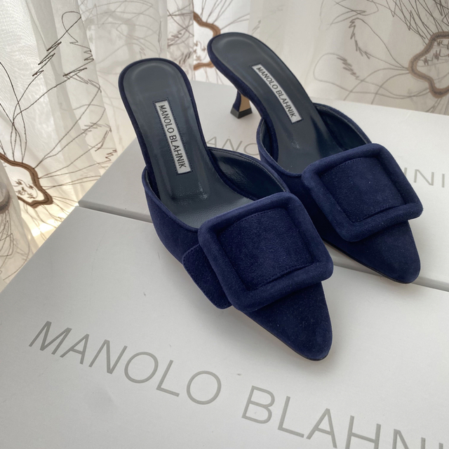 【新品】Manolo Blahnik マノロブラニク メイセール ミュール 35 | フリマアプリ ラクマ