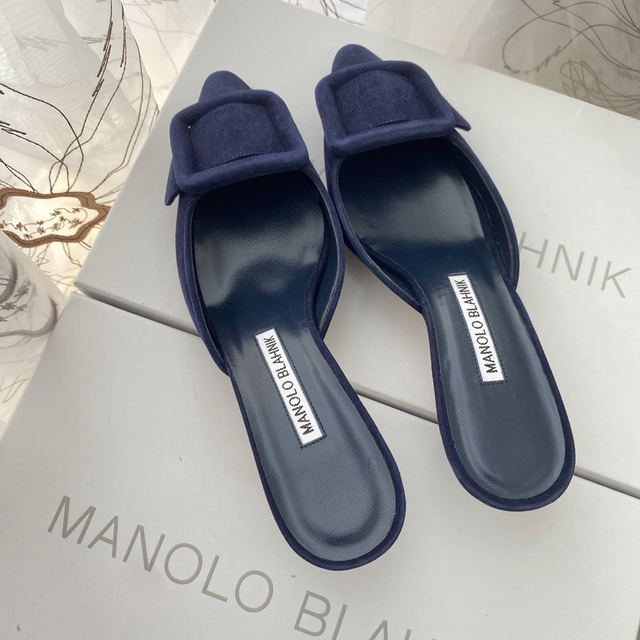 新品 MANOLO BLAHNIK マノロブラニク maysale ミュール