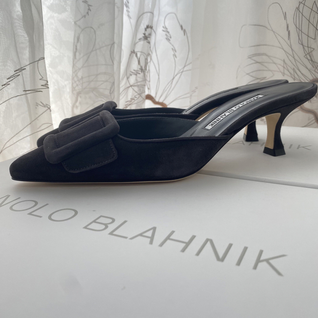 【新品】Manolo Blahnik マノロブラニク メイセール ミュール 36