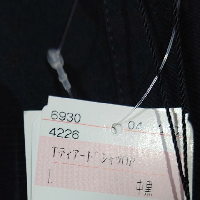 しまむら(シマムラ)の新品 未使用 しまむら 近藤千尋 TティアードシャツOP 中黒 L ワンピース レディースのワンピース(ロングワンピース/マキシワンピース)の商品写真