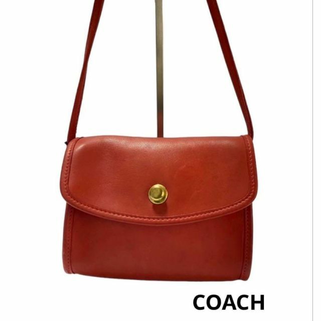 希少✨ オールド COACH レザー ハンド バッグ