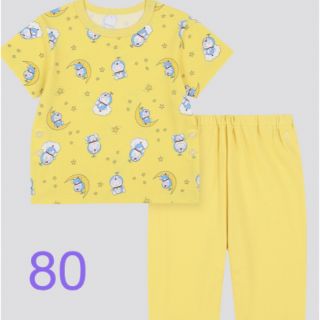 ユニクロ(UNIQLO)のUNIQLO ユニクロ　ドラえもん　パジャマ　80cm(パジャマ)