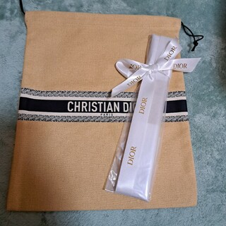 Christian Dior - ディオール　ノベルティ　巾着　扇子