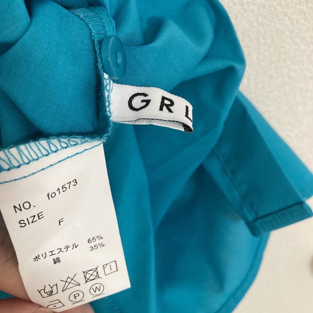 GRL(グレイル)の【GRL】バンドカラーボリュームスリーブシャツ レディースのトップス(シャツ/ブラウス(長袖/七分))の商品写真