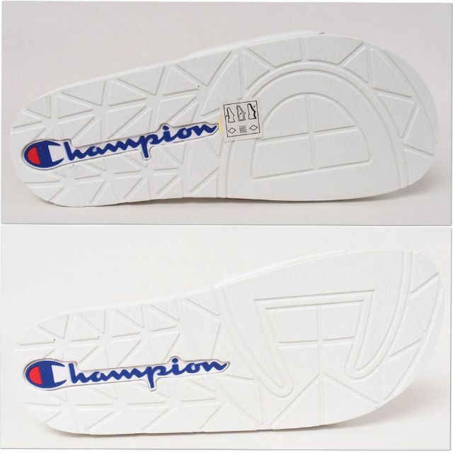 Champion(チャンピオン)の新品 Champion チャンピオン ビッグロゴ シャワーサンダル WH US9 メンズの靴/シューズ(サンダル)の商品写真