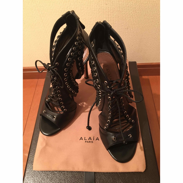 ALAÏA アライア レースアップ 靴 シューズ ALAIA - ローファー/革靴