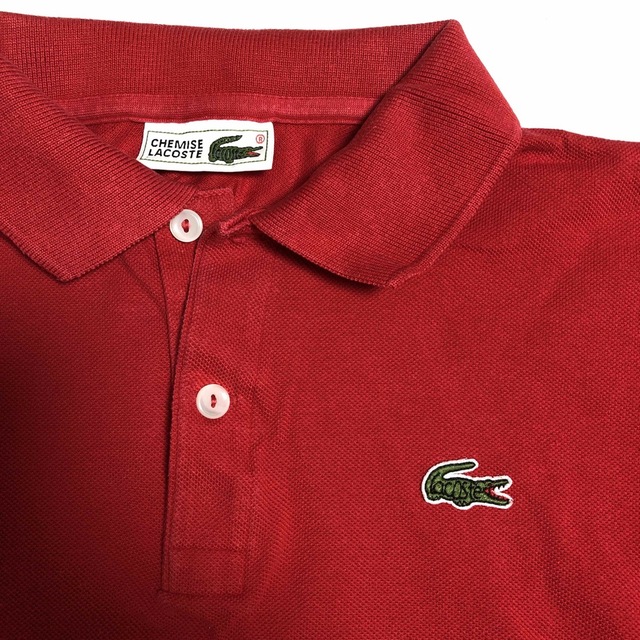 LACOSTE(ラコステ)のwinoさま専用❤️ラコステLACOSTEポロシャツ🟥 レディースのトップス(ポロシャツ)の商品写真